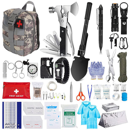 survival kit, 125 Pcs emergency kit, first aid, preparedness, camping, outdoor, tactical